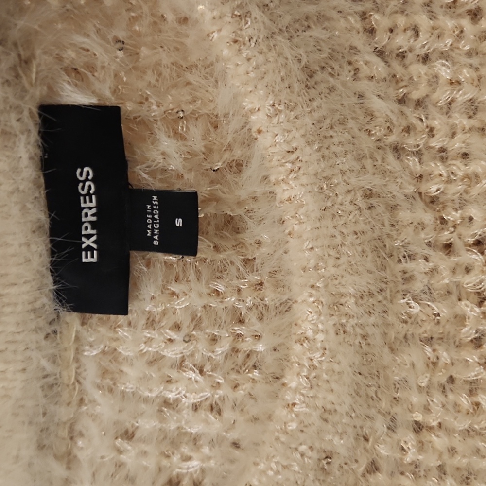 Express Cream Sweater - Picture 2 of 5